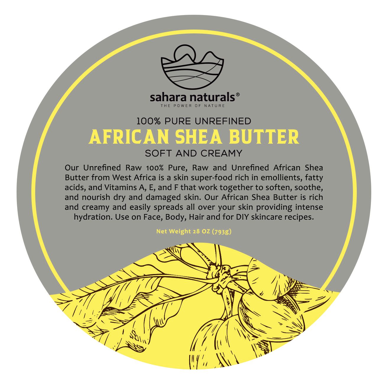 Unrefined African Shea Butter
