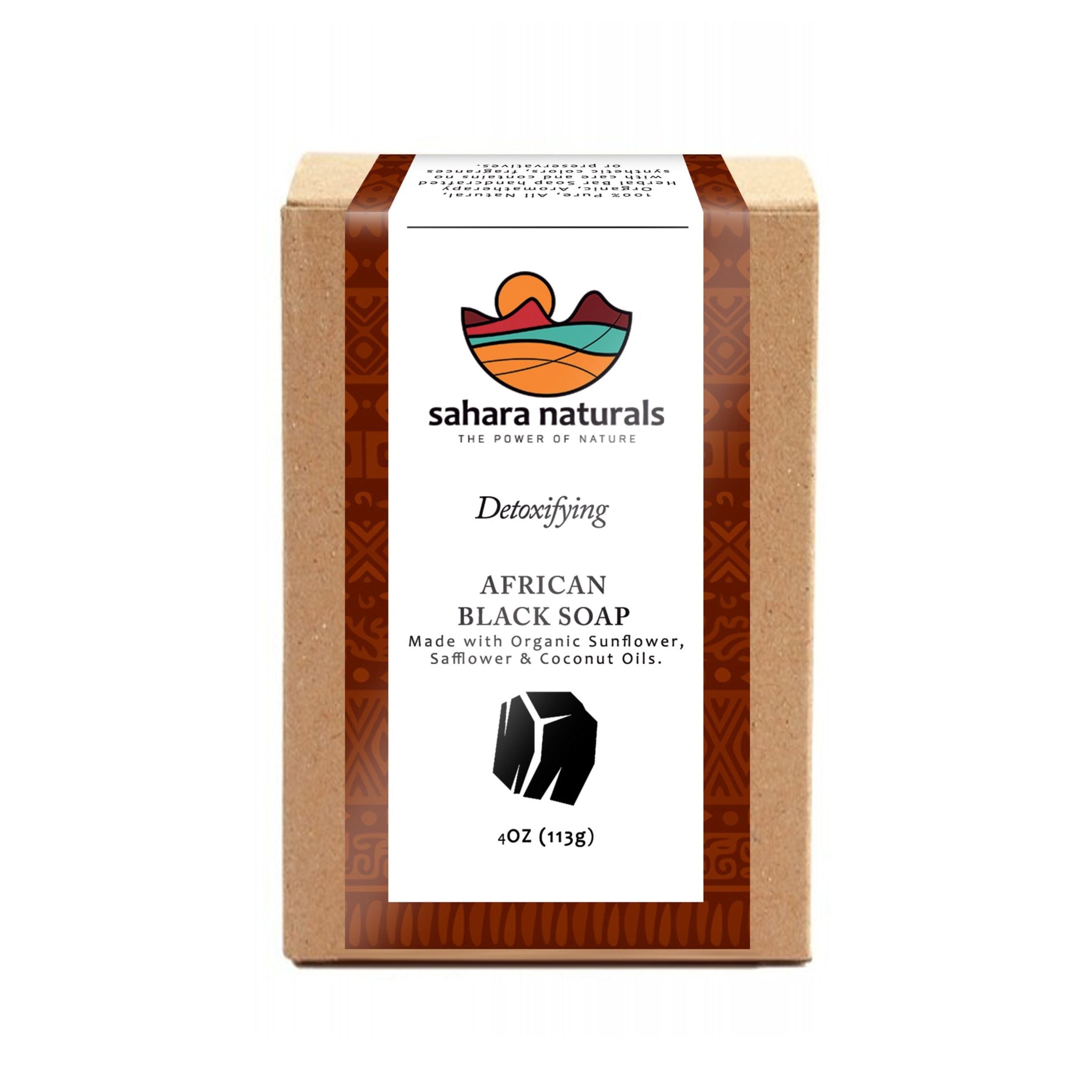 African Black Soap with Shea Butter + Charcoal