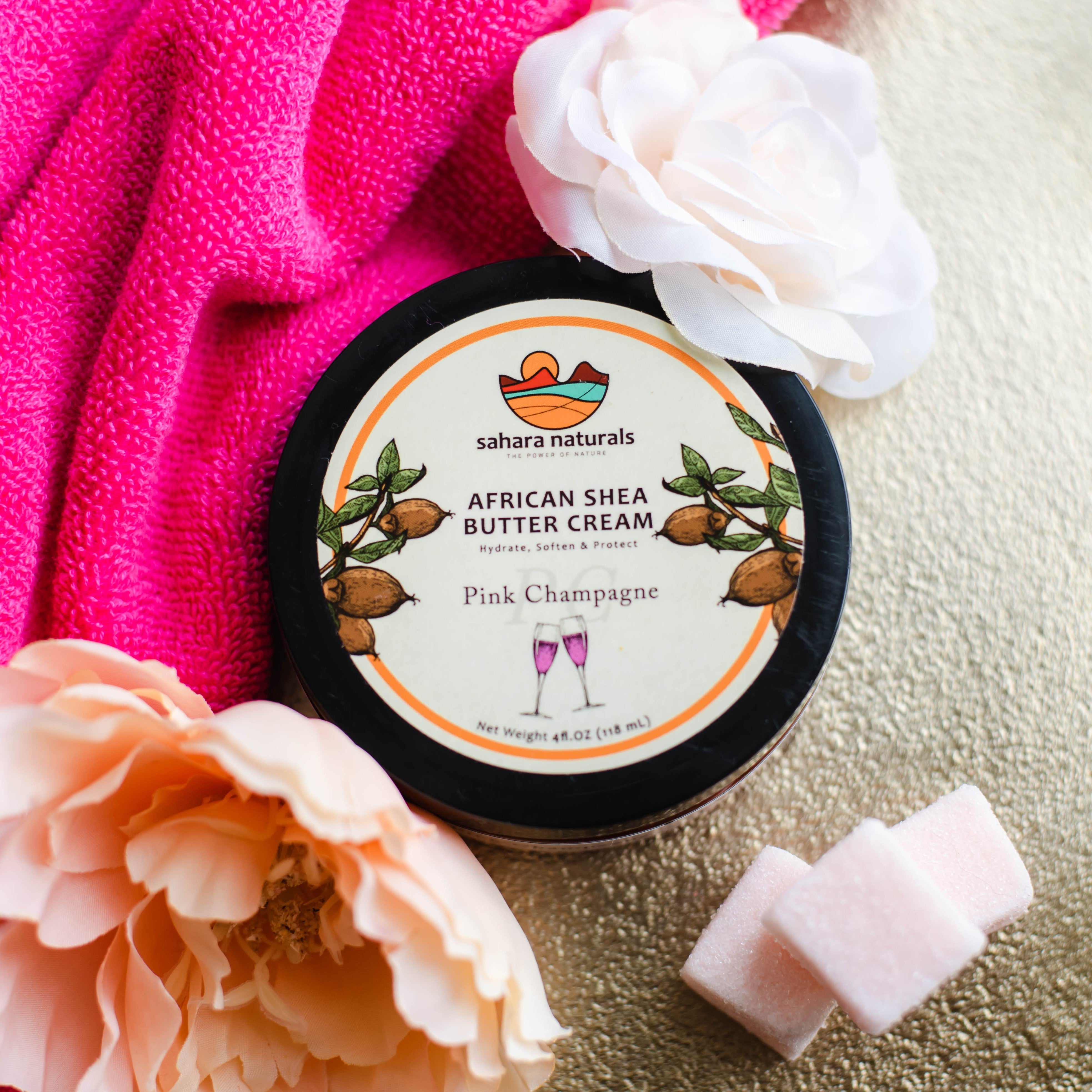 Shea Butter Cream Pink Champagne