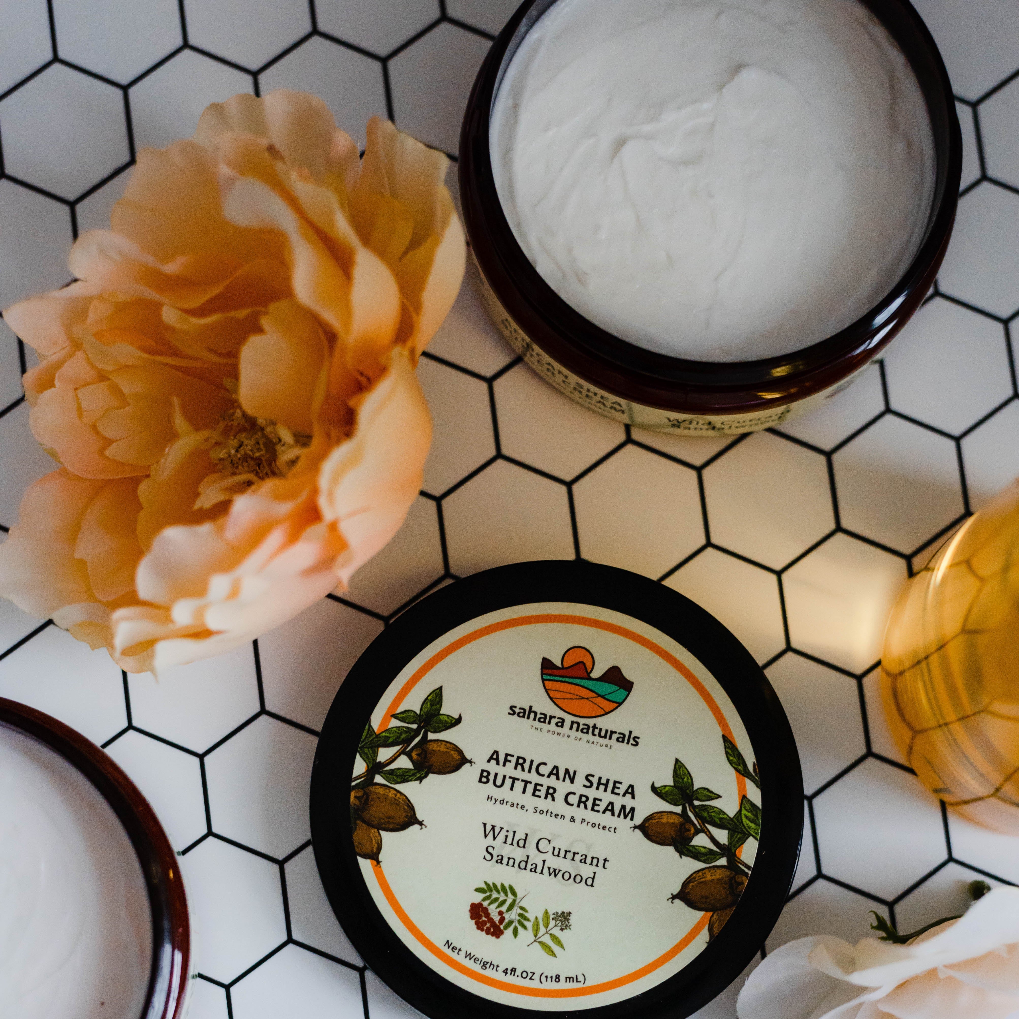 African Shea Butter Cream Wild Currant Sandalwood