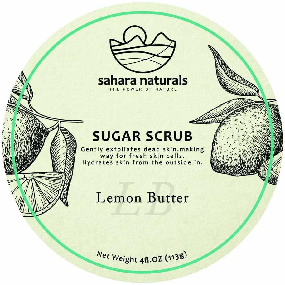 Demerara Sugar Scrub Lemon Butter