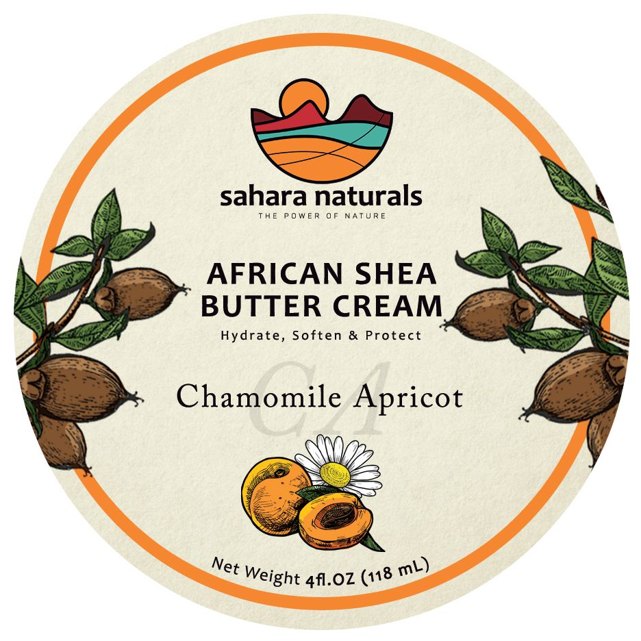 African Shea Butter Cream Chamomile Apricot