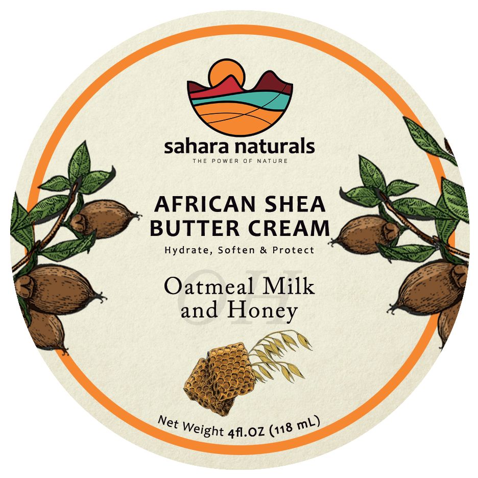 African Shea Butter Cream Oatmeal Milk & Honey