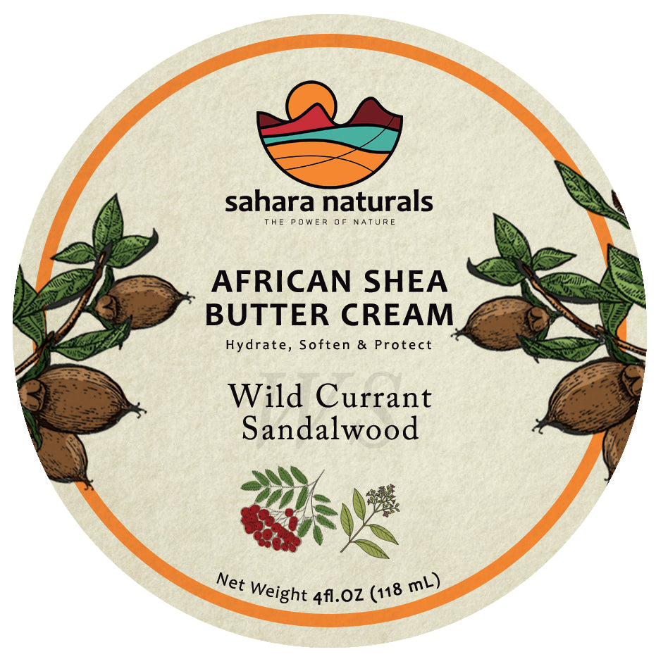 African Shea Butter Cream Wild Currant Sandalwood