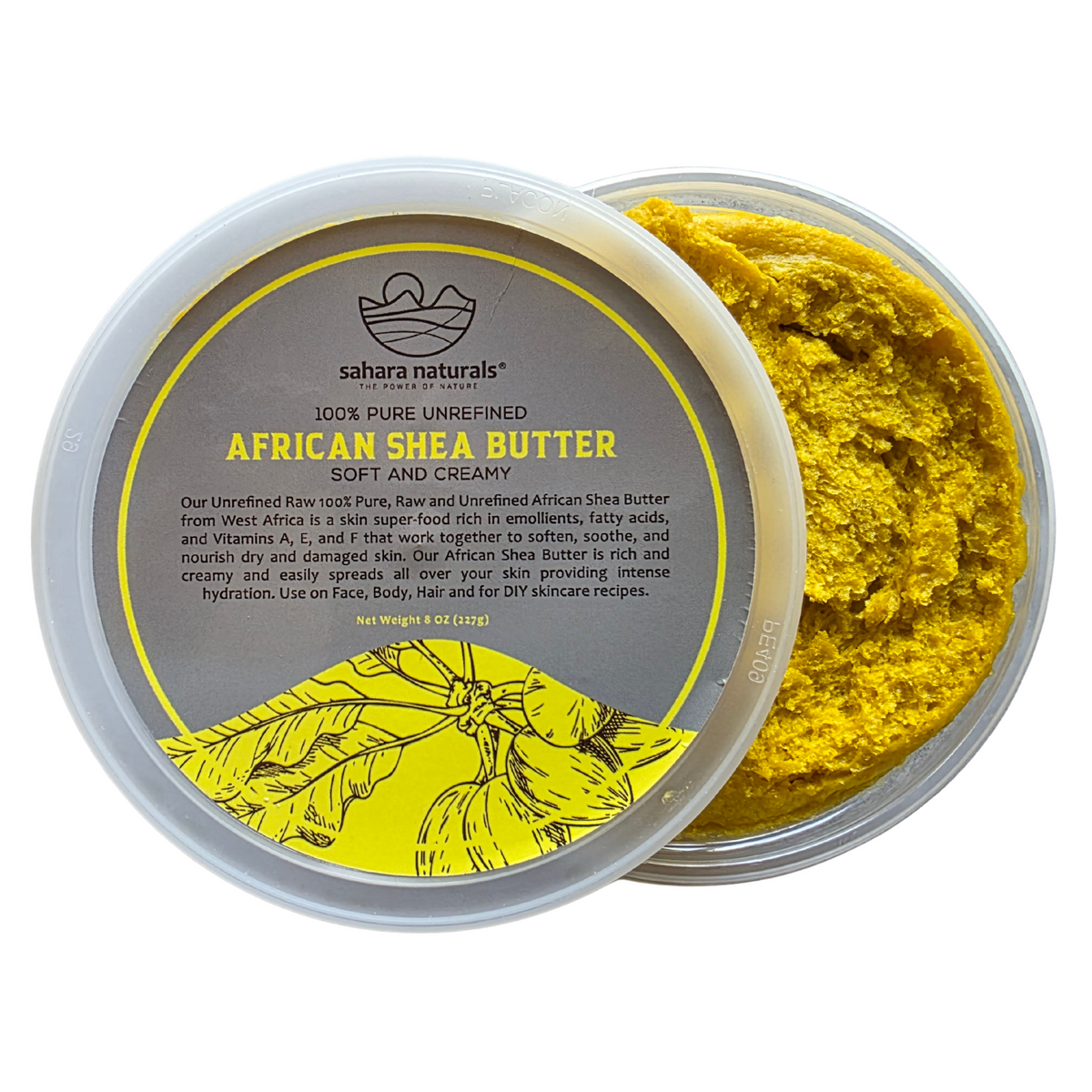 Yellow Unrefined African Shea Butter – 100% Pure & Natural