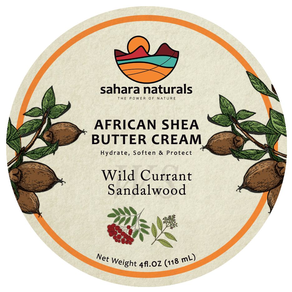 African Shea Butter Cream Wild Currant Sandalwood
